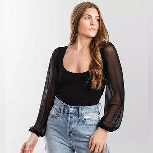 Free People Lost in Love Seamless Top, XS/S